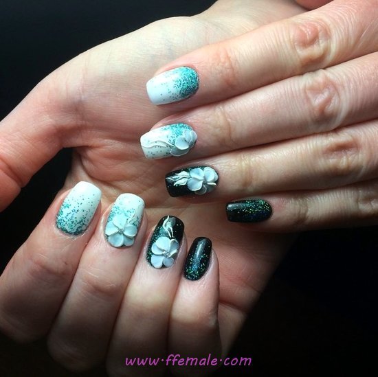 Simple Charming Acrylic Nail Art Ideas - clever, nail, gorgeous