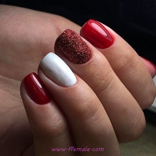 Stately And Charming Gel Nails Idea - manicure, nails, nailidea, naildiy