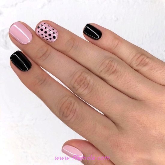 Stately Girly French - creative, trendy, nail, nailartideas
