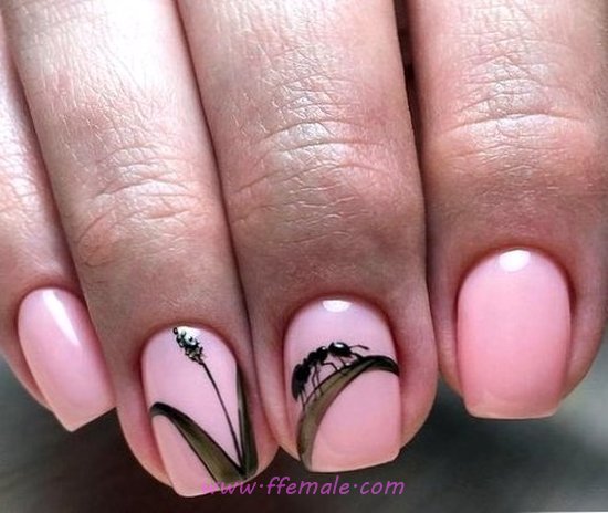 Top And Feminine Acrylic Nail Design - sexy, cute, idea, diynailart, nails
