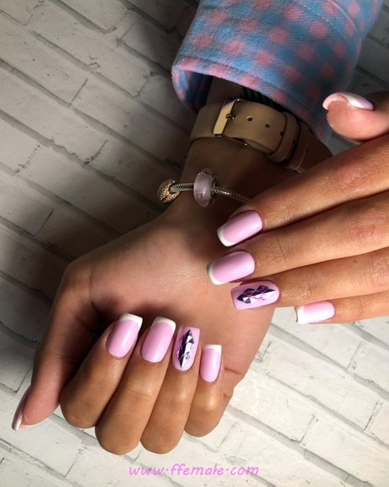 Trendy & Classy Acrylic Manicure Design Ideas - naildiy, cool, diynailart, nails