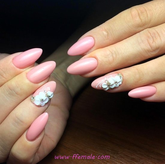 Unique And Classic Acrylic Manicure Design Ideas - sweet, nailideas, nail, gel, dreamy