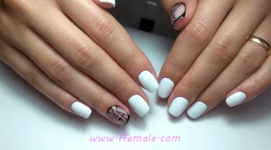 Unique & Ceremonial French Gel Nail Art Ideas - nailart, cute, nice